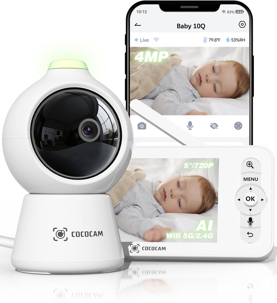 COCOCAM 2K 4MP KI Babyphone mit Kamera